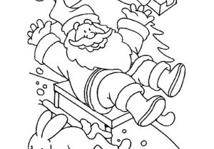 Coloriage Du Pere Noel Et Ses Rennes Dessins De Coloriage De P Re