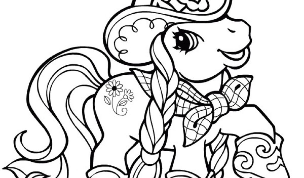 Coloriage Pouliche A Imprimer Kucyk Pony Kolorowanki Czas Dzieci