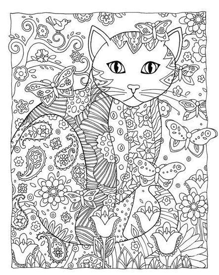 Creative Cats Colouring Book I Marjorie Sarnat