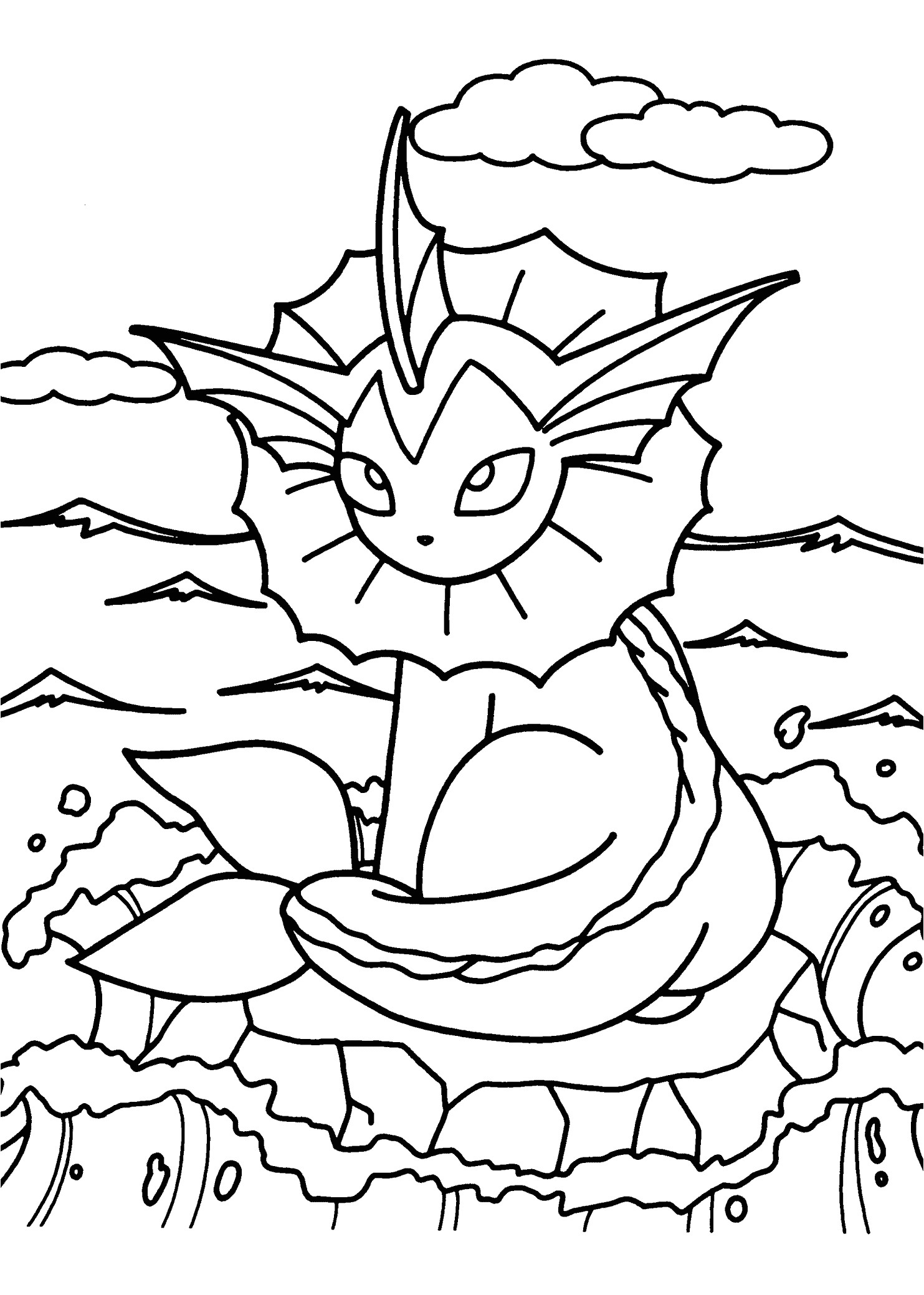Pokemon coloring pages for kids printable free