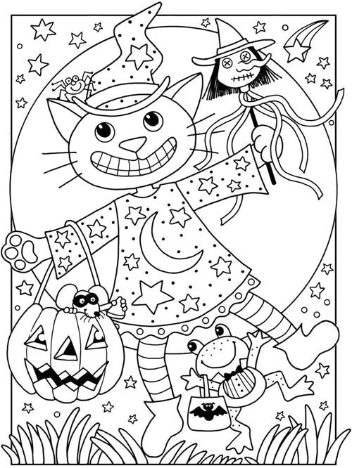 Coloriage d Halloween   imprimer gratuitement