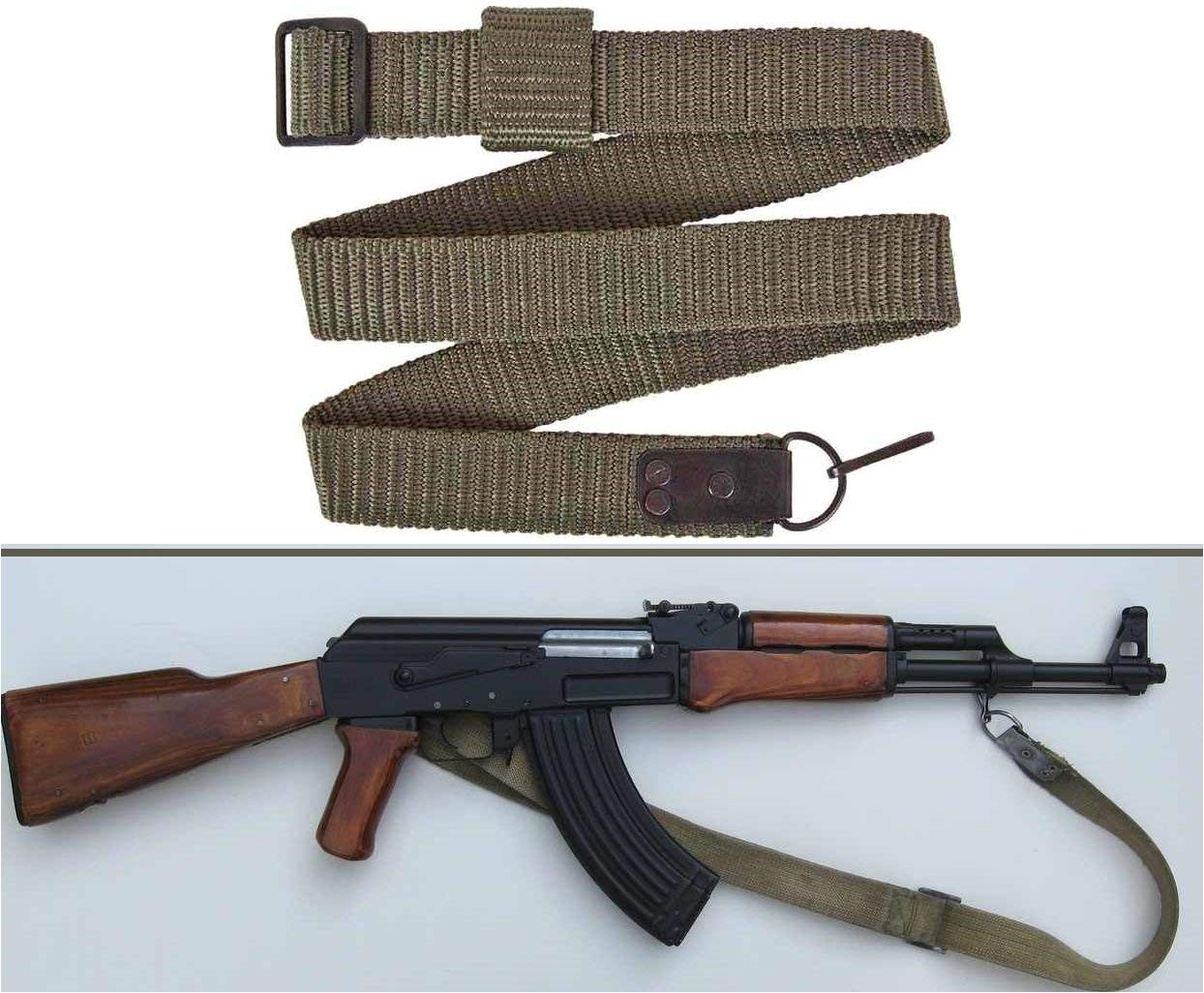Amazon Ultimate Arms Gear Bulgarian Military SKS SVD AK47 AK74 Nylon Rifle OD Olive Drab Green Sling Sports & Outdoors
