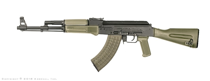 Arsenal SLR Rifle ARSENAL SLR107 11 7 62x39 AK 47 Rifle OD Green Furniture 1 5rd mag