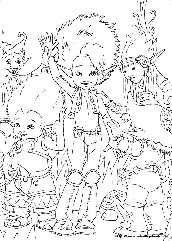 Arthur and the minimoys coloring picture