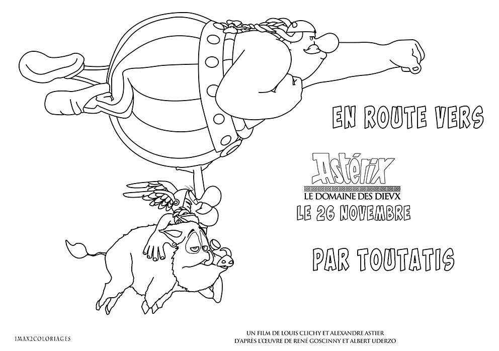 coloriage obelix et asterix a imprimer coloriage astacrix et obaclix a imprimer gratuit