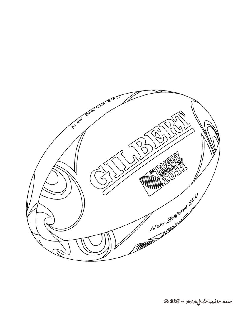 coloriage a imprimer rugby