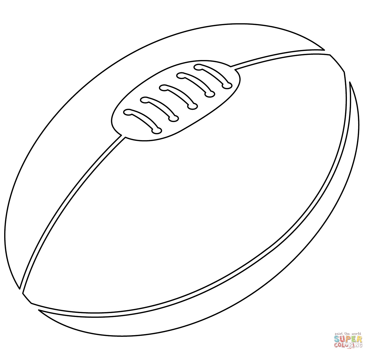 Gratuit Dessin Coloriage Rugby Contemporain Construction Coloriage Ballon De Rugby