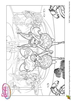 Coloriage barbie et le secret des fees 16 sur Hugolescargot Hugolescargot