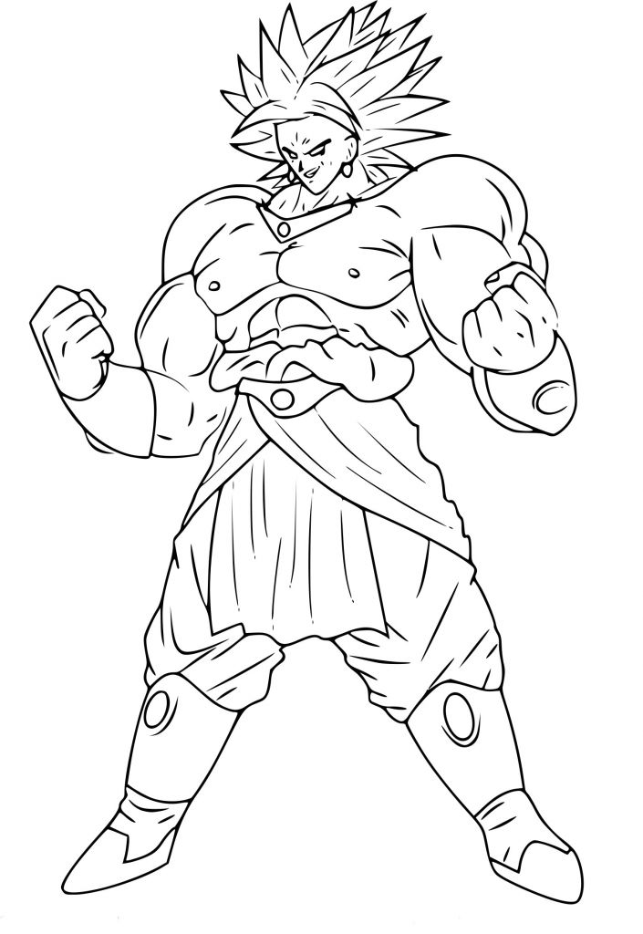 Coloriage Broly Coloriage Broly Imprimer Sur Coloriages Fo  danieguto