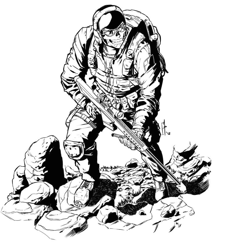 Nice Coloriage Call Duty Black Ops 8 Call Duty Black Ops Coloring Page