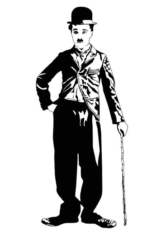 Coloriage Charlie Chaplin Coloring Page Charlie Chaplin Img