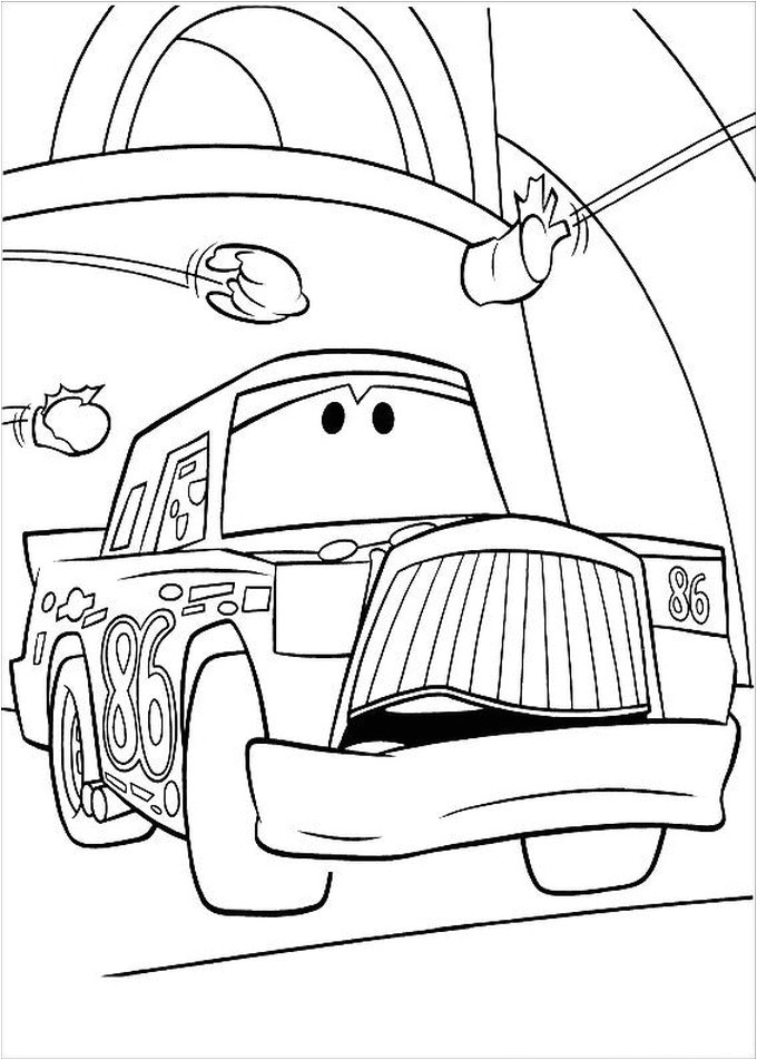 coloriage Cars Qua