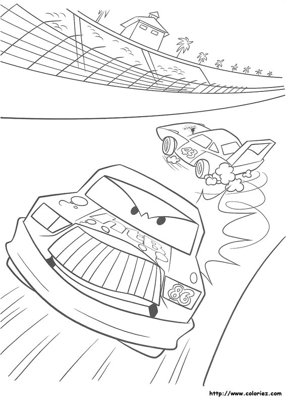coloriage cars 4395