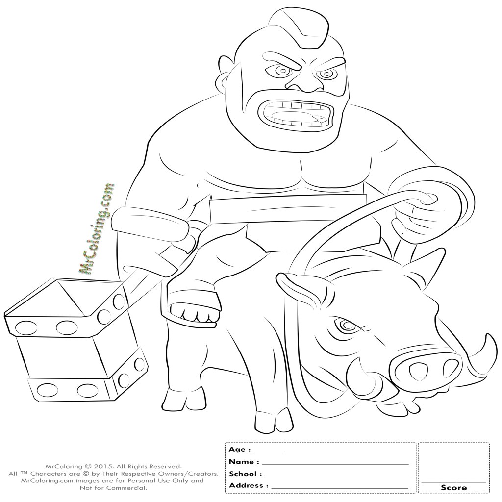 Clash Clans Coloring Pages Lovely Nouveau Coloriage A Imprimer De Clash Royal