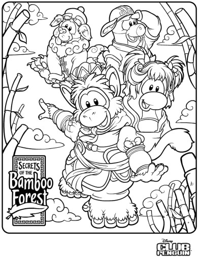 Club Penguin Coloring Pages Ninja