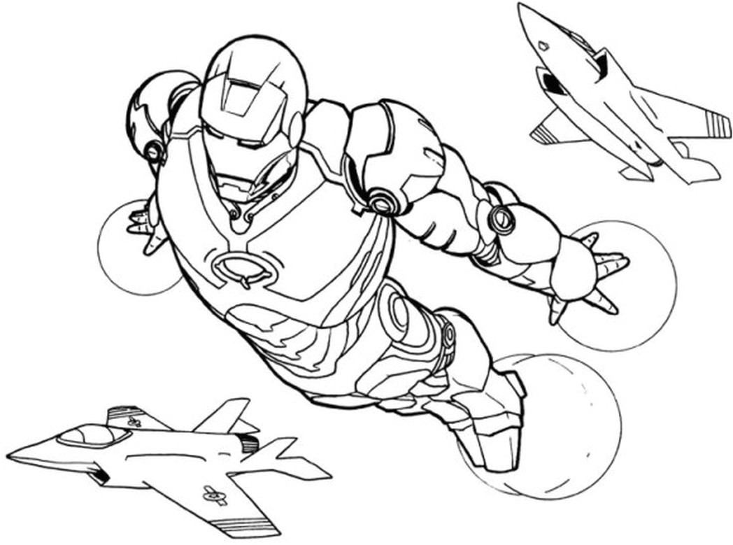 Ironman coloring pages