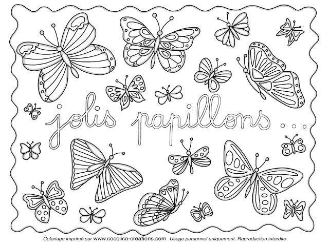 Coloriage De Fée Papillon Cocolico Creations â Coloriages