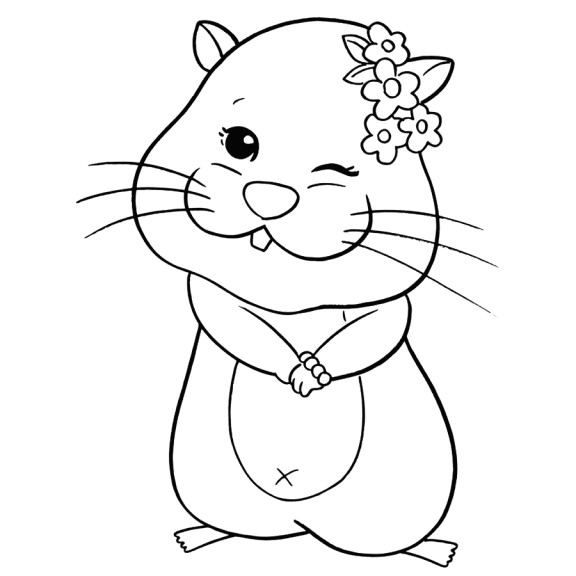 coloriage hamster 17 [24 58