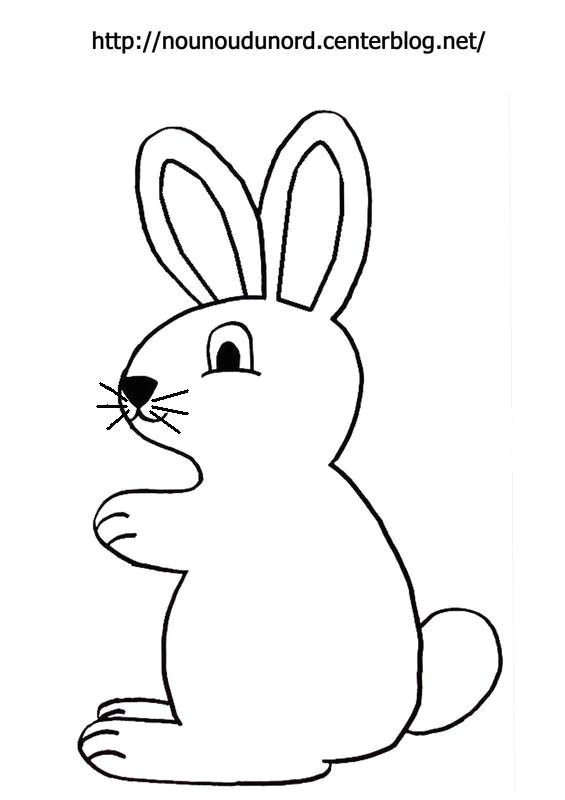 coloriage lapin maternelle1
