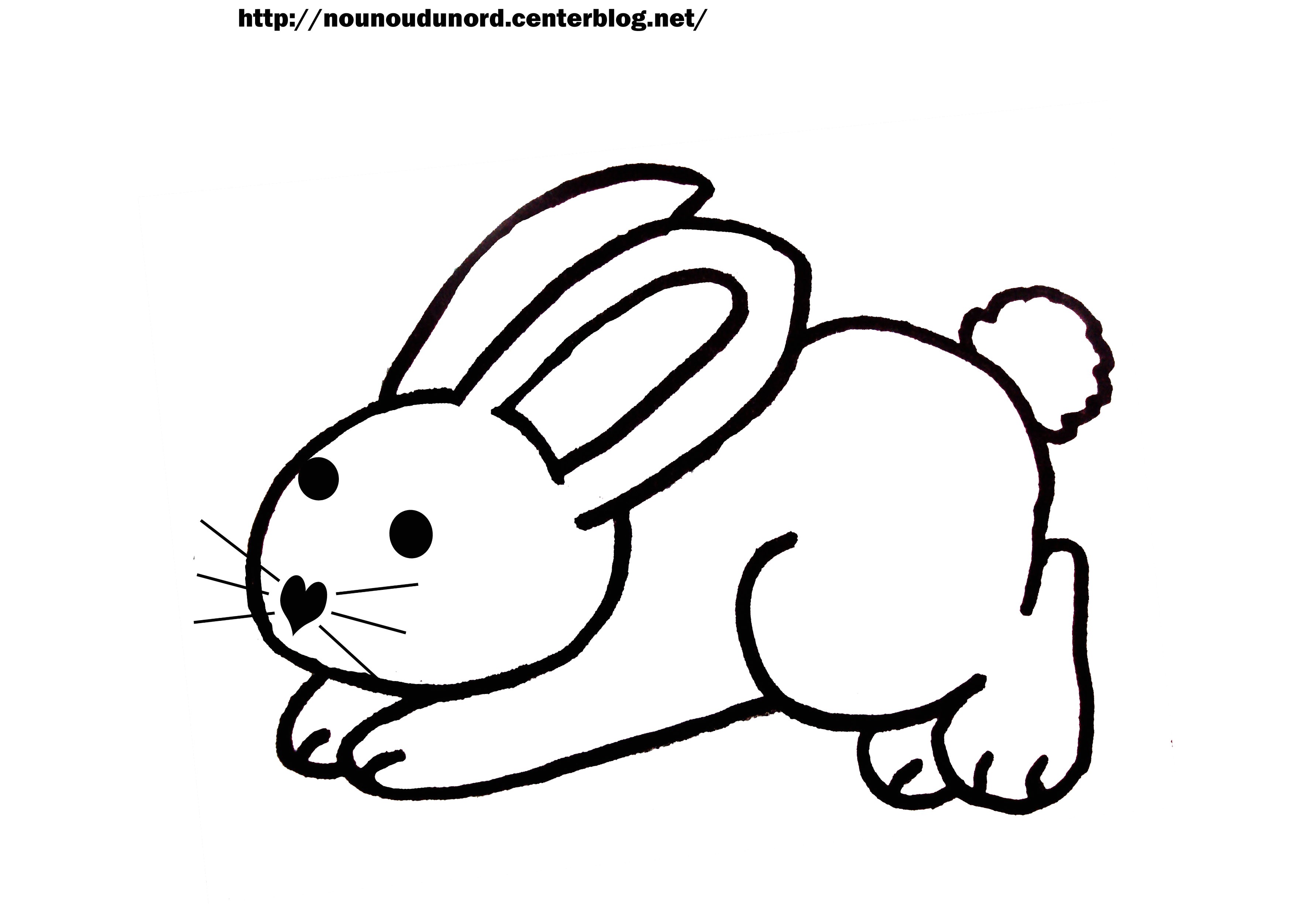 coloriage lapin maternelle2
