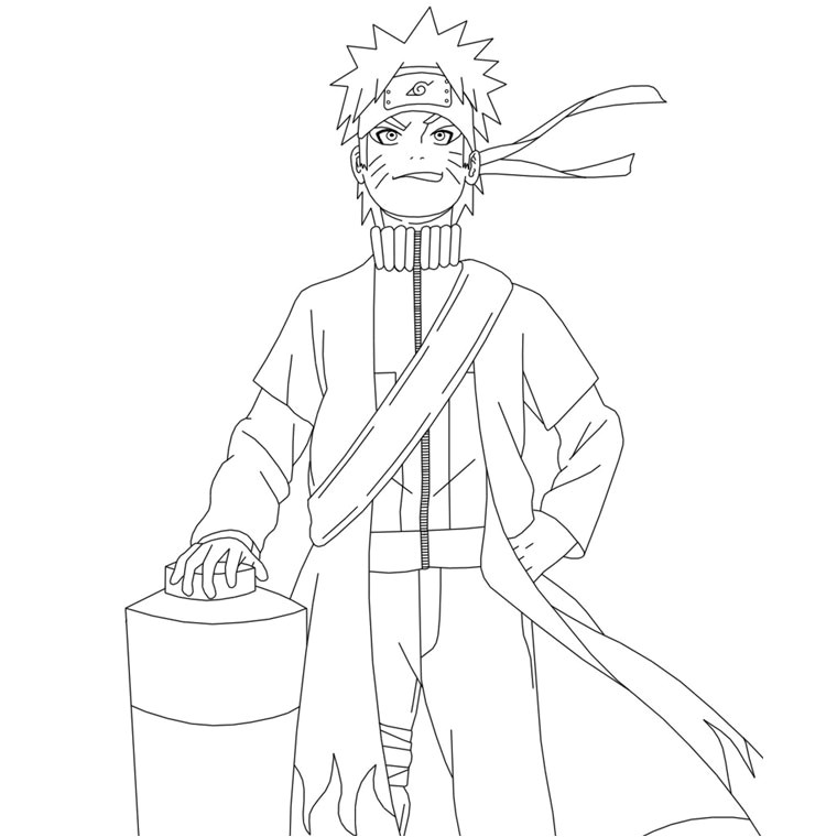 coloriage naruto shippuden sasuke4