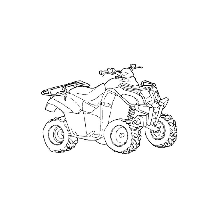 coloriage de quad et moto