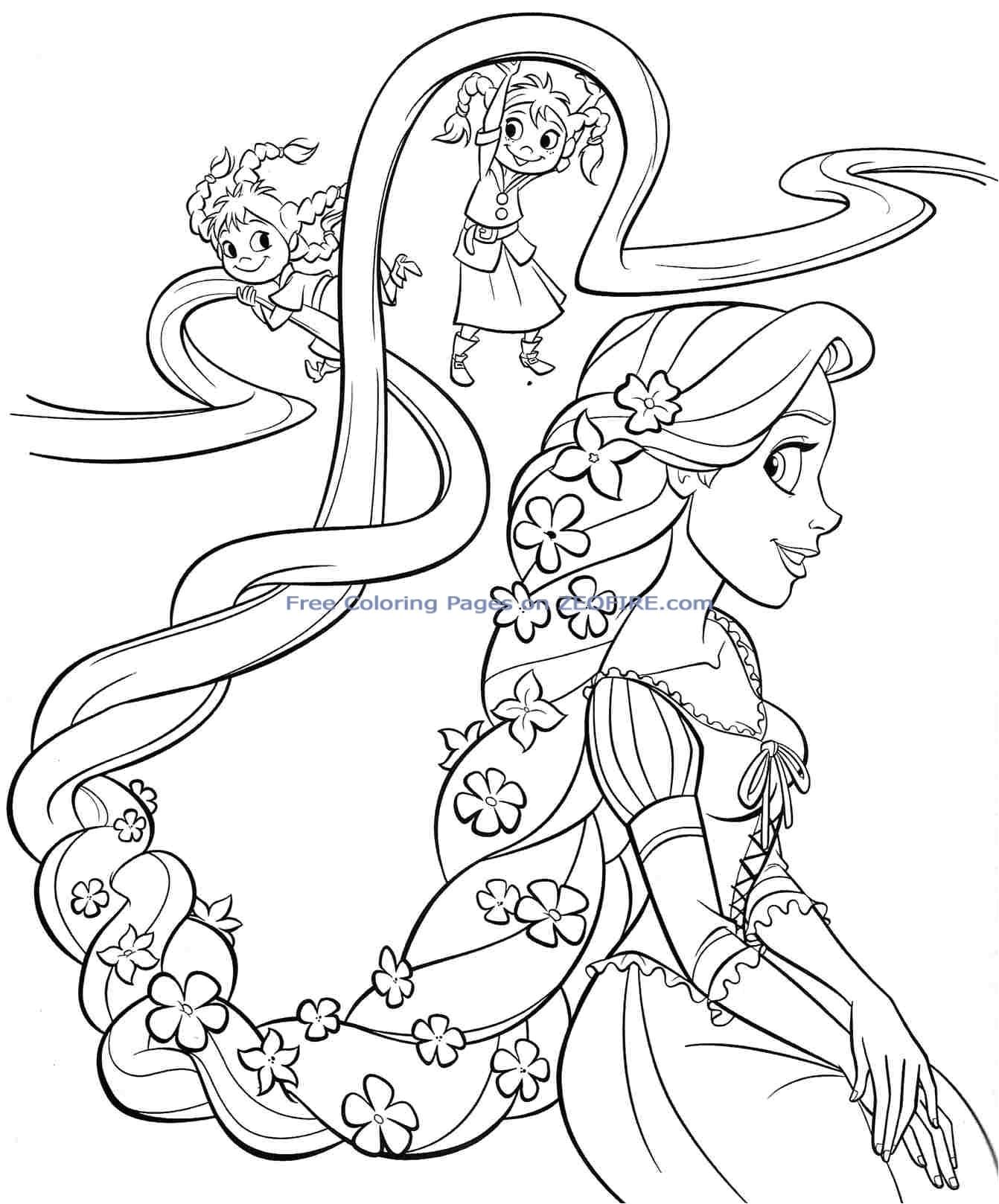 Amazing Princess Coloring Pages Printables 88