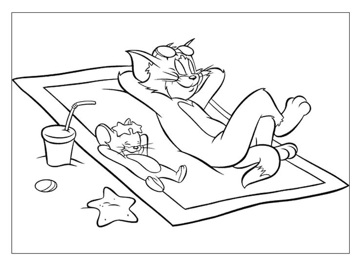 Tom And Jerry Coloring Book Coloring Home
