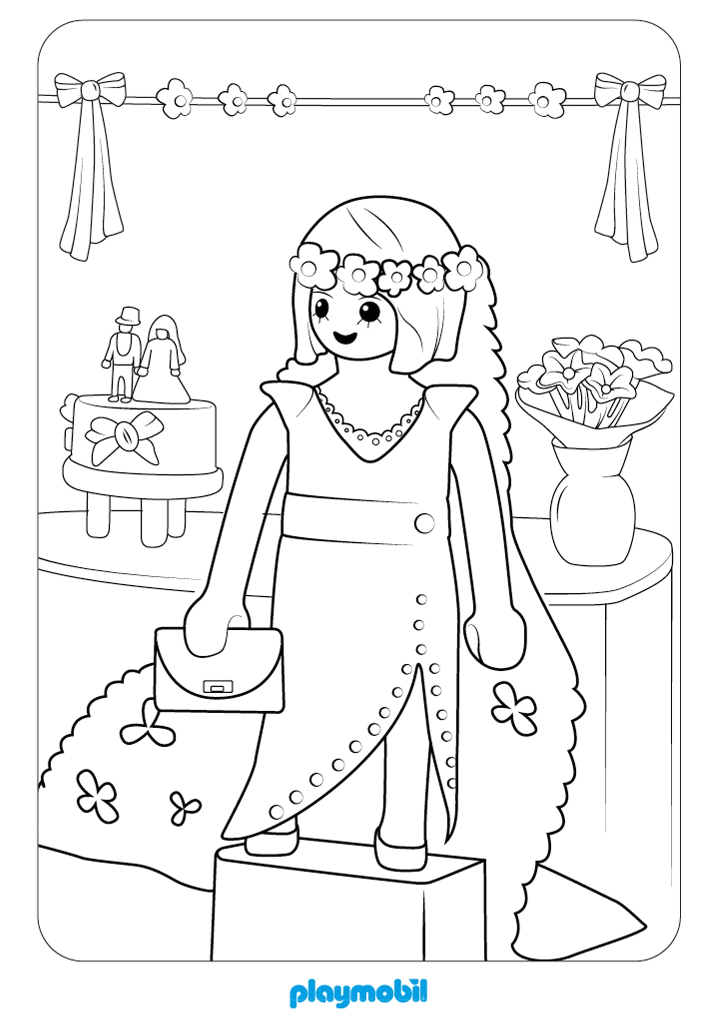 Coloriage Playmobil   colorier Dessin   imprimer