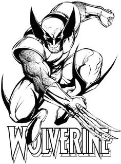 Wolverine Coloring Pages Awesome Coloriages Imprimer Deadpool Super Héros