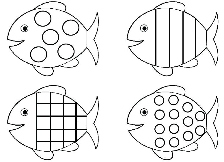 colorier des formes geometriques en maternelle une planche de poissons a formes ga actriques a colorier ronds