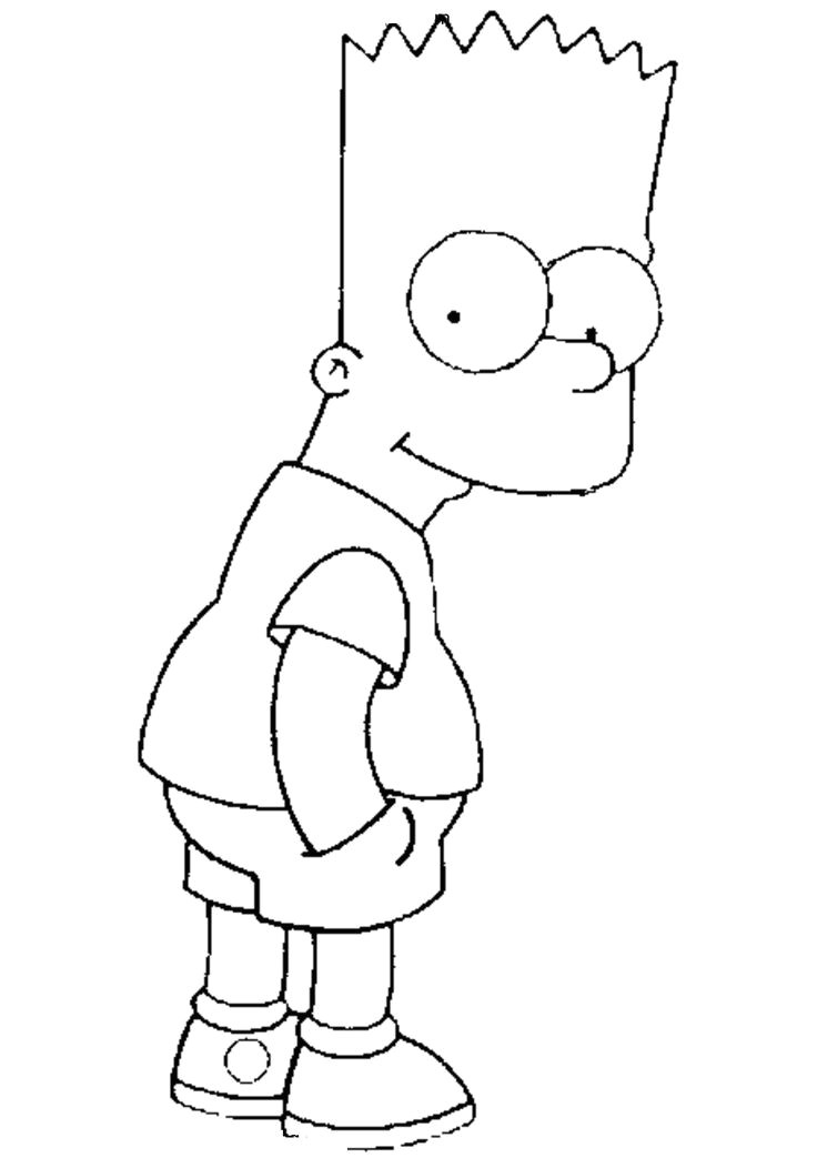 Coloriage de Simpsons   imprimer