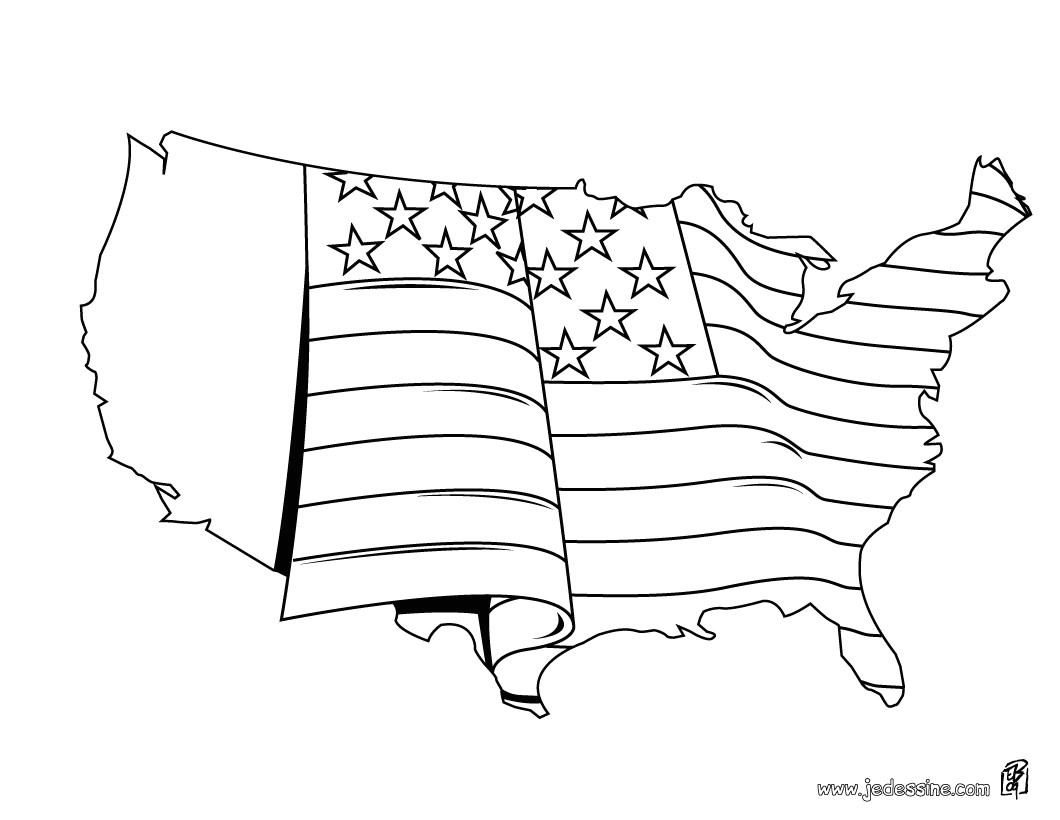 17 dessin drapeau USA