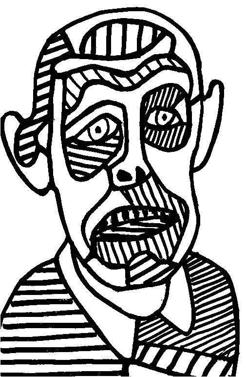 Jean Dubuffet Autoportrait