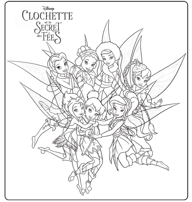 20 dessins de coloriage la fee clochette a imprimer for Coloriage fee clochette et ses amis a imprimer