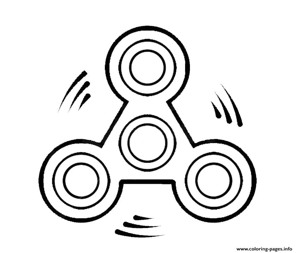 Fid Spinner Round Move coloring pages