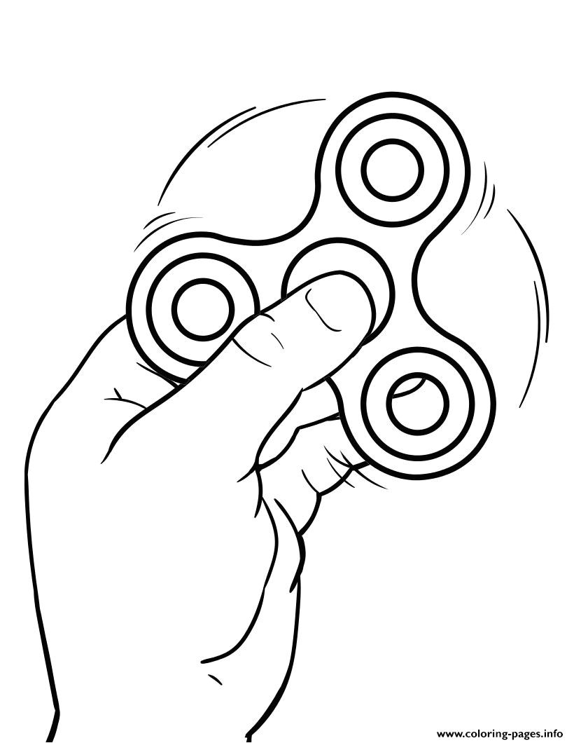 Fid Spinner With Hand coloring pages