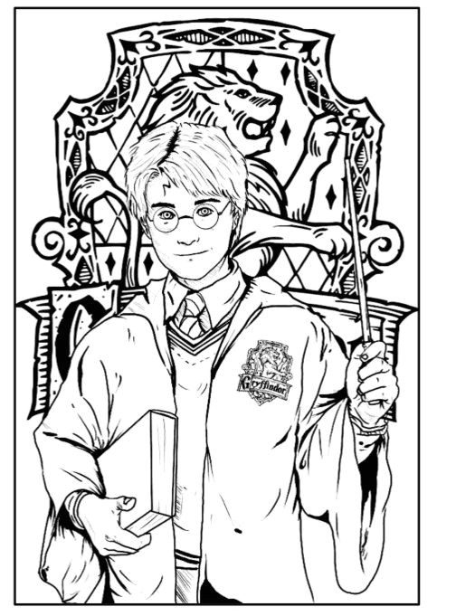 Find this Pin and more on Coloriage HARRY POTTER by Nathalie Monio
