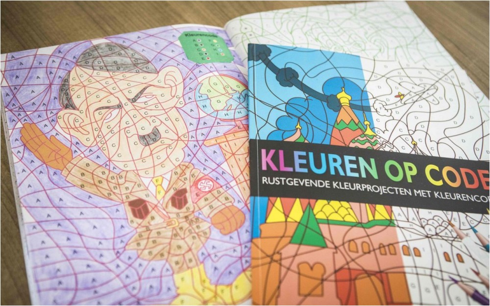 Pays Bas un dessin d Hitler dans un livre de coloriage pour enfants fait polémique