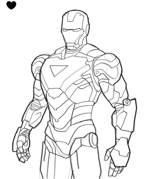 Coloriage Iron Man Imprimer 7 