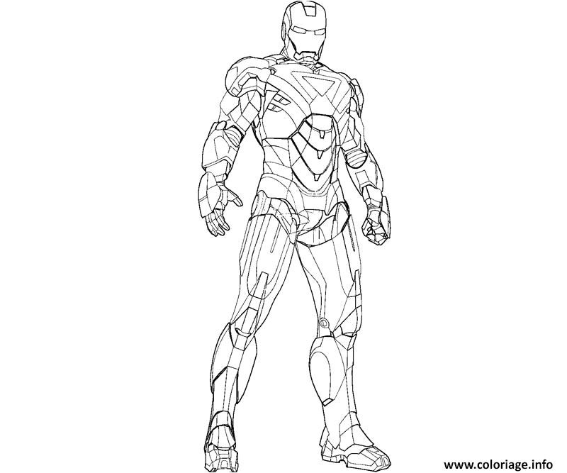 Coloriage Iron Man Imprimer 8 