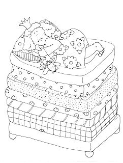Free Dearie Dolls Digi Stamps As requestede Princess and the Pea
