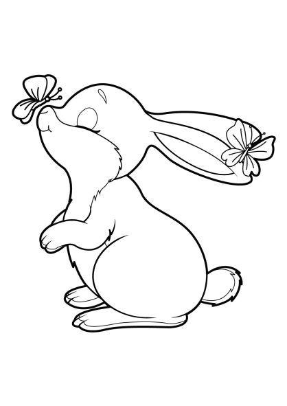 Coloriage Lapins Imprimez le coloriage Lapin 17 gratuitement et retrouvez encore plus de coloriages avec les coloriages Animaux