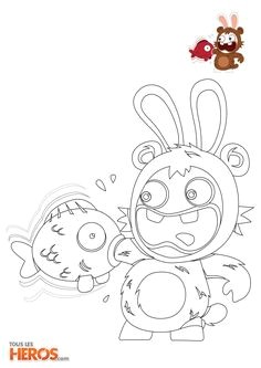 coloriage lapin cretin1 24803508