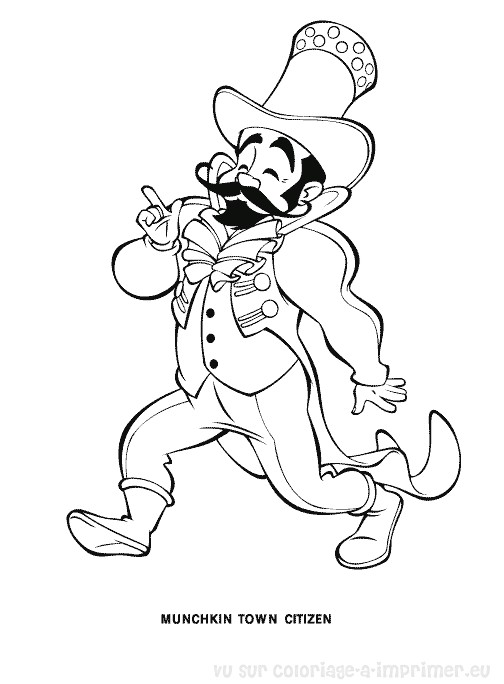 Coloriage Du Magicien D Oz