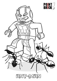 Disegni da Colorare LEGO Marvel Super Heroes Ant Man Clicca sull immagine