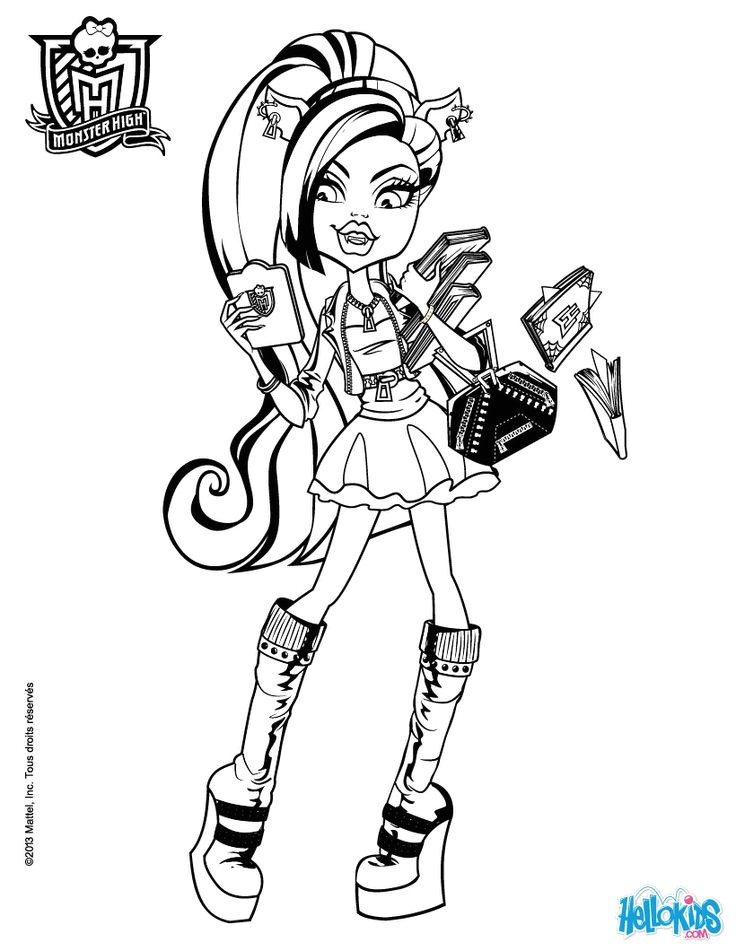 Clawdeen Wolf s wedges boots coloring page You will love to color a nice coloring page Enjoy coloring this Clawdeen Wolf s wedges boots coloring page