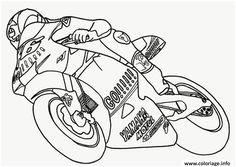 Coloriage moto de course 18 Dessin   Imprimer