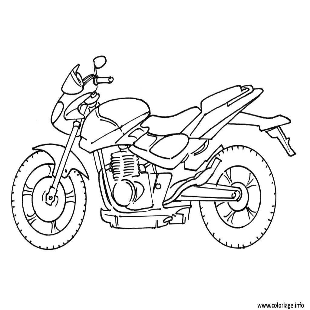 coloriage moto facile dessin coloriage gratuit quad imprimer