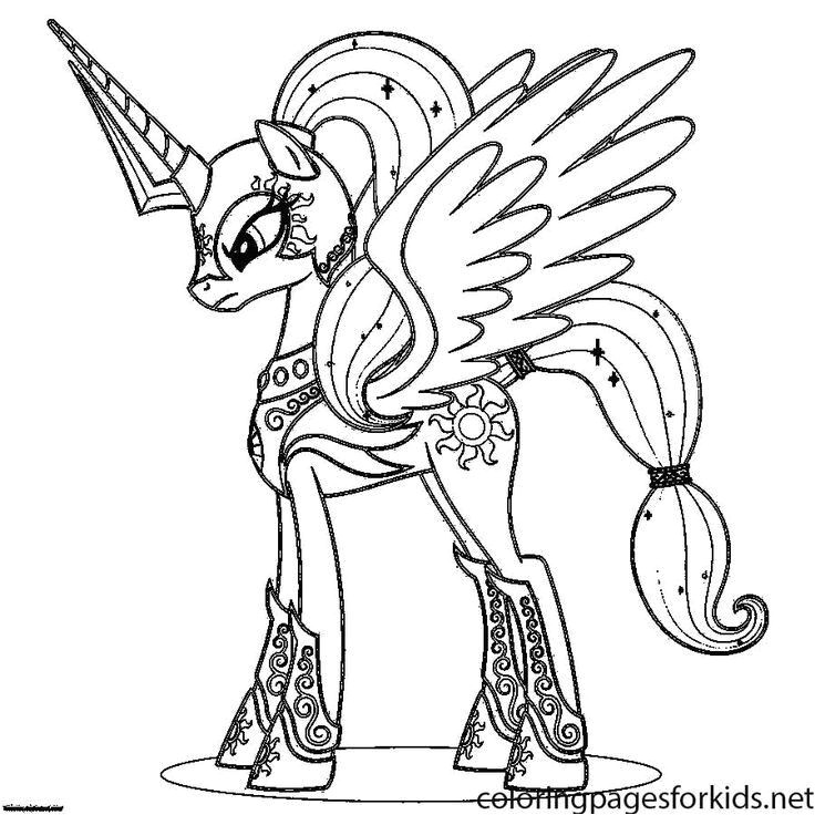 Daybreaker Princess celestia coloring pages Find this Pin and more on MY Little Pony